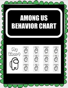 Among Us Behavior Sticker Chart Sizes Pbis Positive Reinforcement