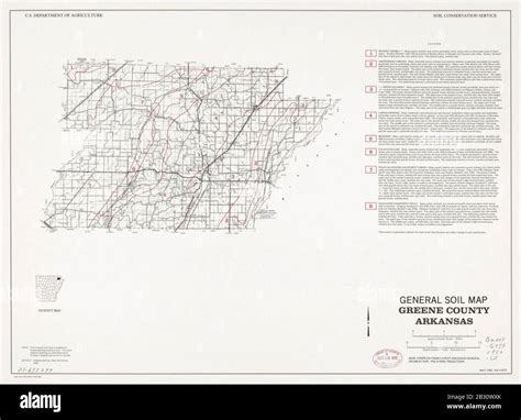 General soil map, Greene County, Arkansas Stock Photo - Alamy