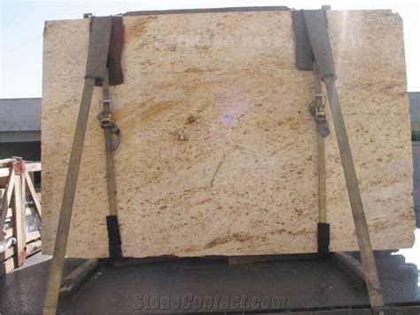 Colonial Gold Granite Slabs from Canada - StoneContact.com