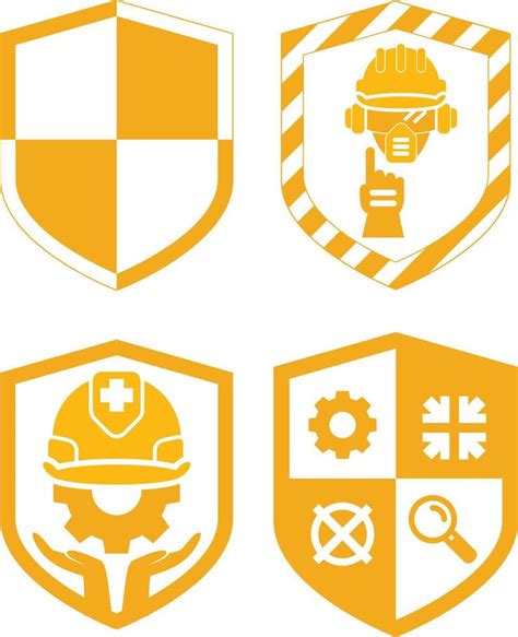 Safety logo icons 11754168 Vector Art at Vecteezy