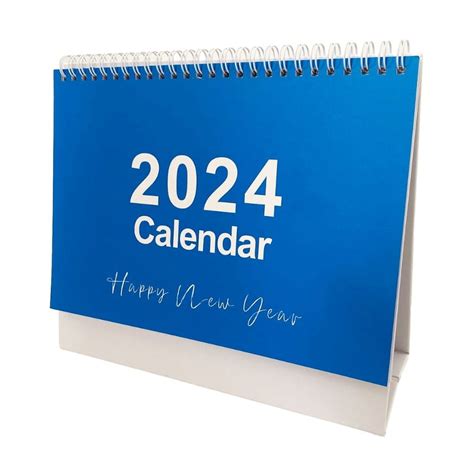 2024 Mini Monthly Desktop Desk Calendar Daily Schedule Planner Home Office Decor