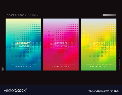 Minimal Book Covers Design Royalty Free Vector Image