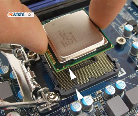 Intel Lga Pcstats Review Inserting The Socket Lga Cpu The