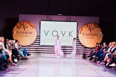 Ternopil, Ukraine - May 12, 2017: Fashion Models Wearing Clothes ...