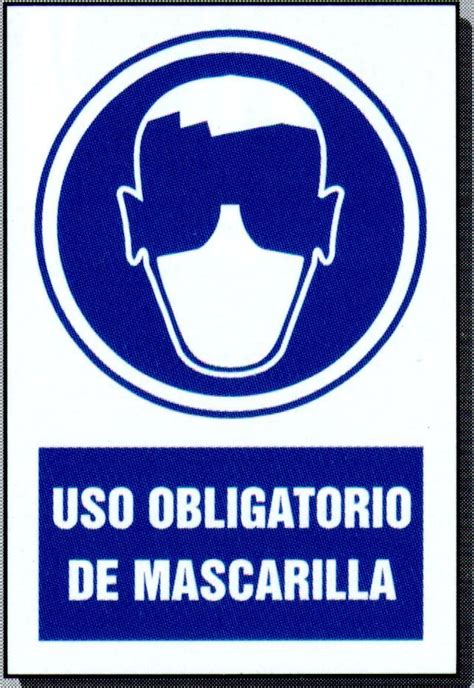 Uso Oblig Mascarilla IMAGENES FOTOS DIBUJOS Carteles De Seguridad