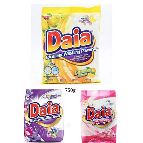 DAIA Excellent Washing Detergent Powder 750g Eau De Parfum Lemon Citrus