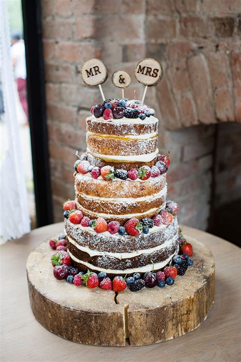 Naked Wedding Cake Ideas Whimsical Wonderland Weddings