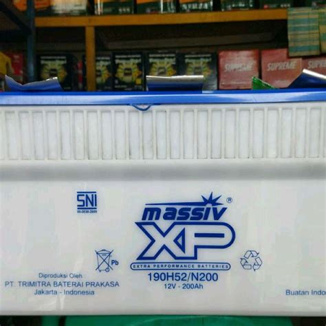 Jual Aki Basah Massiv Xp N200 12v 200ah 190h52 Battery Genset Truck