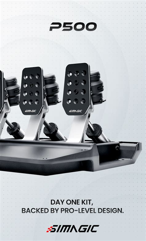 Simagic P500 Pedal Set | SIMRIGS - SIMRIGS.com