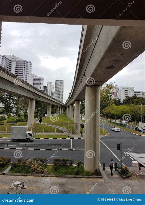 MRT MASS Rapid Transit Station In Kwasa Damansara Editorial Photo