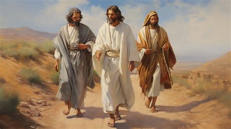 The Disciples On The Road To Emmaus Encounter With The Risen Christ