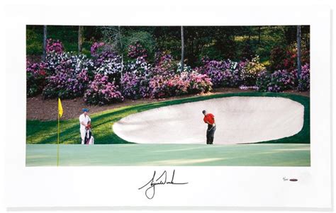 Lot Detail Beautiful Tiger Woods Signed Limited Edition Masters