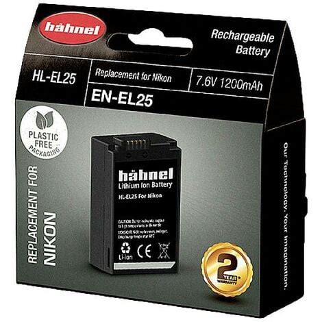 Hähnel Fototechnik HL EL25 Batterie pour appareil photo Remplace l accu