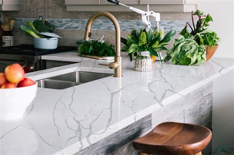 Calacatta Plazo Bold Viva By Pacific Quartz For Kitchen Countertops