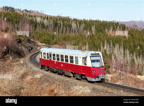 Brocken Deutschland 13 März 2022 Eisenbahnzug der Harzer