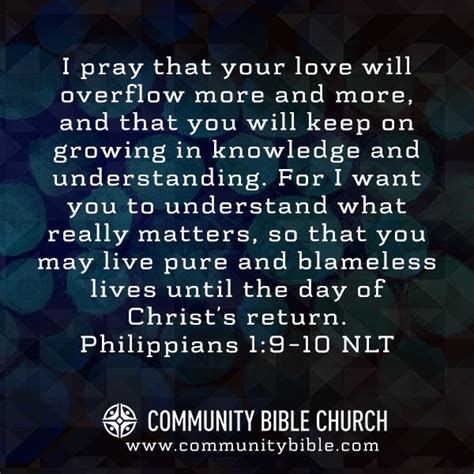 Philippians 1 9 10 Live Pure And Blameless Lives Until The Day Of