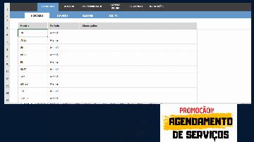 Planilha Agendamentos De Servi Os Servi Os Digitais Ggmax