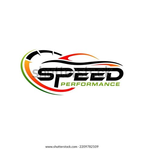 Fast Speed Logo Template Vector Image Stock Vector Royalty Free