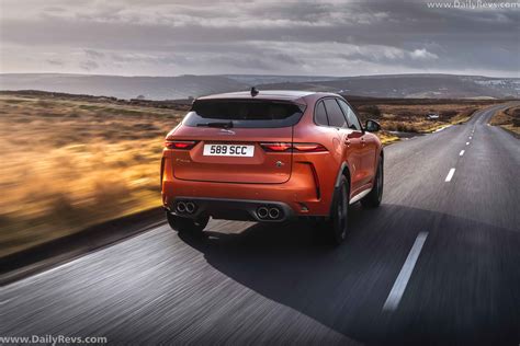 2021 Jaguar F Pace SVR Atacama Orange Stunning HD Photos Videos