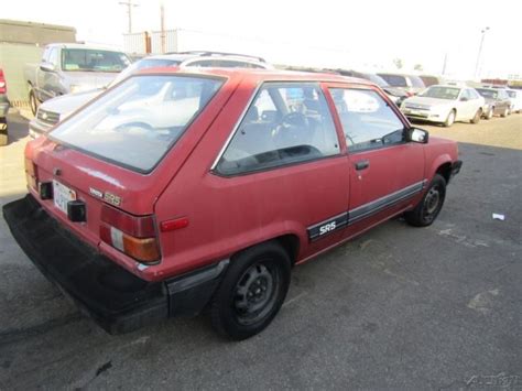 Toyota Tercel Sr Used L I V Manual No Reserve For Sale