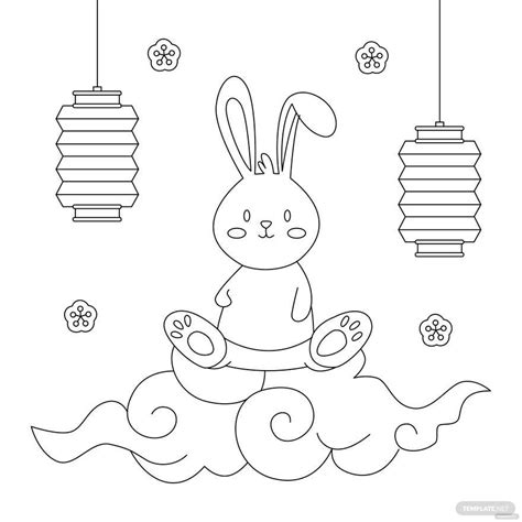 Mid Autumn Festival Drawing In Psd Illustrator Svg  Eps Png Download