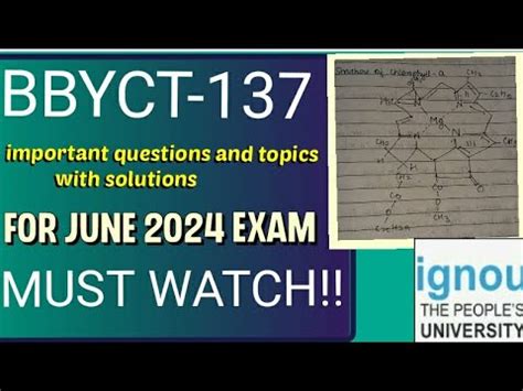 Bbyct 137 Important Questions And Topics With Solutions For June