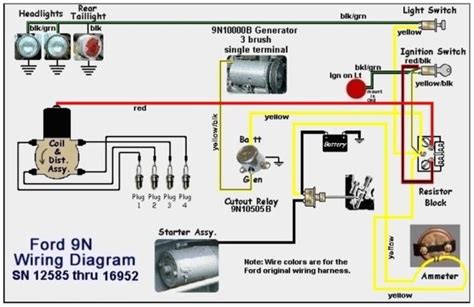 Ford 8n Electrical Diagram Ford 8n 12 Volt Conversion Wiring