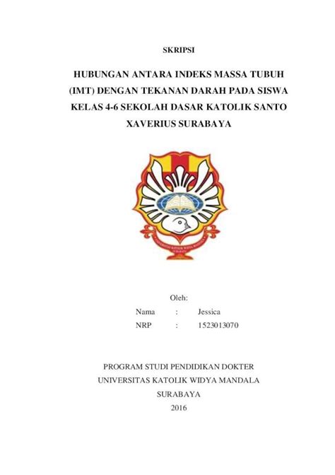 Pdf Hubungan Antara Indeks Massa Tubuh Imt Dengan Tekanan