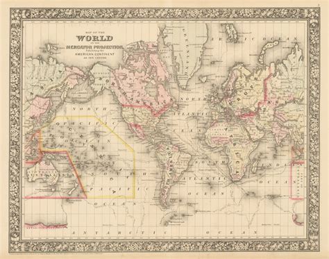 Mercator World Map