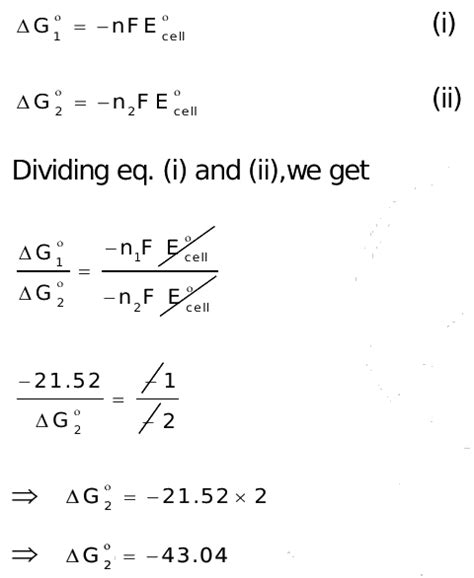 G Of The Cell Reaction AgCl 1 2H 2 Ag H Cl Is 21 52Kj G Of