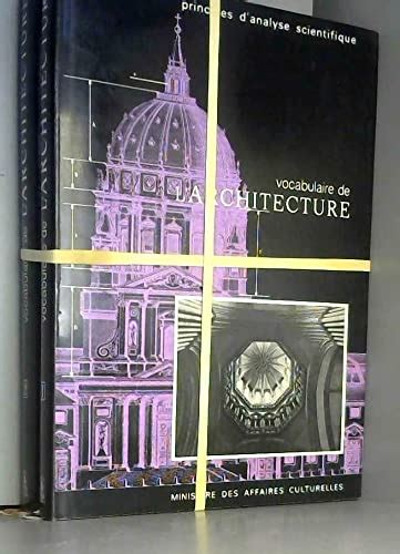 Amazon Fr Vocabulaire De L Architecture Principes D Analyse