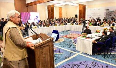 Lg Sinha Inaugurates Smart Cities Missions Day National Workshop On