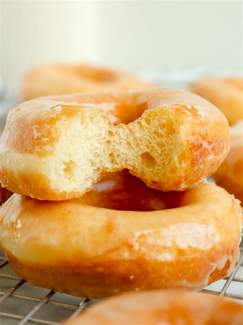 The Best Glazed Yeast Doughnuts Knead Some Sweets