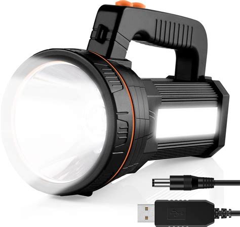 Af Wan Lampe Torche Led Rechargeable Ultra Lumineuse Mah