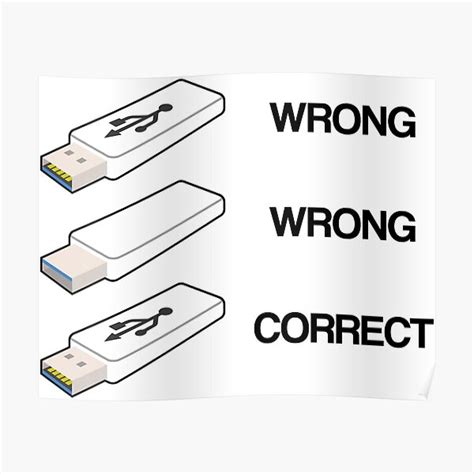 Usb Meme Poster For Sale By Megalawlz Redbubble