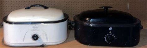 Rival 18 Quart Roaster And General Electric 18 Quart Roaster Sherwood