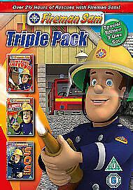 Fireman Sam Triple Pack Dvd Fireman Sam Cert U Discs Amazing