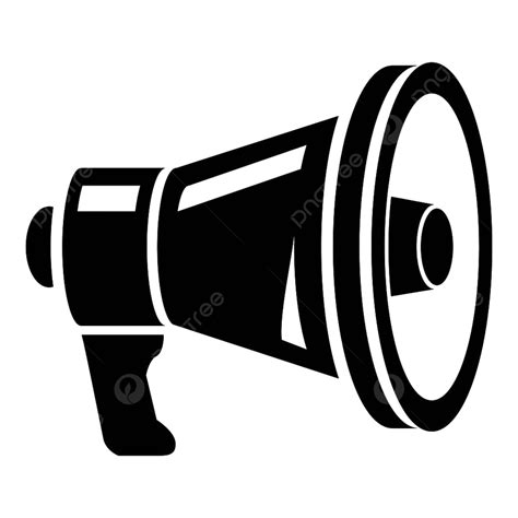 Megaphon Silhouette Png Transparent Megaphone Icon Simple Vector