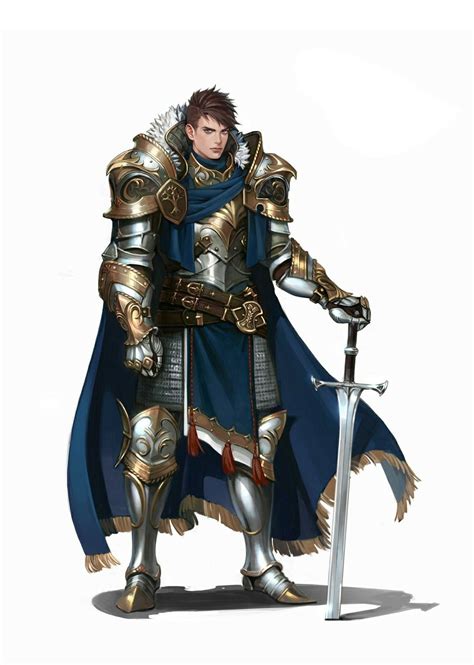 Pin De 青木孝之 Em Character Concepts Paladino Rpg Paladino Personagens