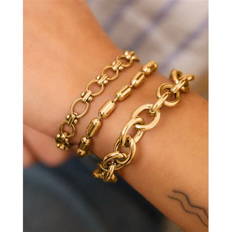 Chunky Chain Armbanden Armbanden Met Schakels Finaste