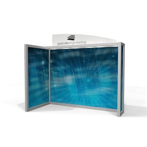 10x10 Corner Style Modular Trade Show Display Booth Features