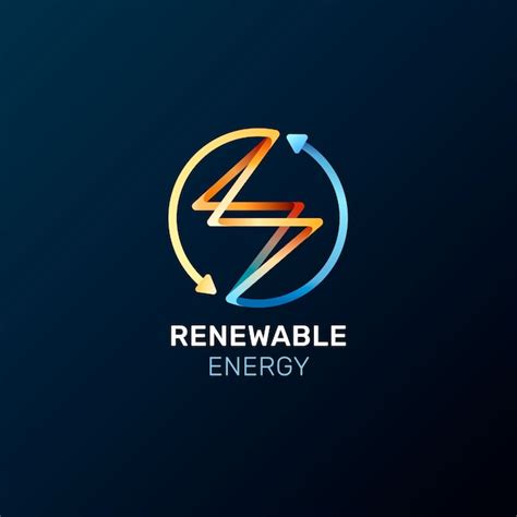 Free Vector Gradient Energy Logo Design Template