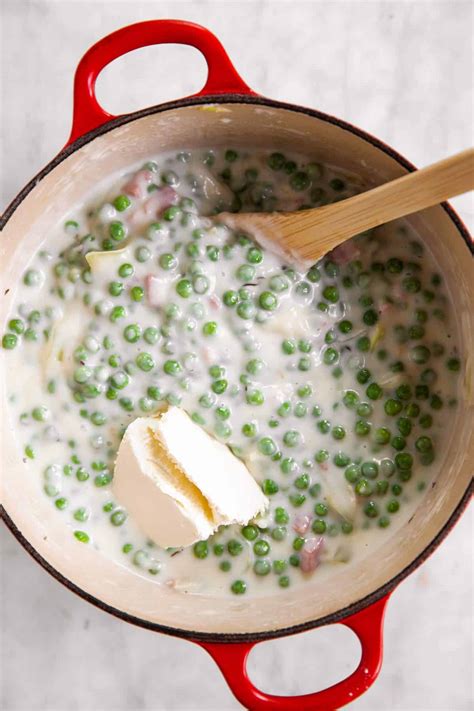 Creamed Peas Recipe Savory Nothings