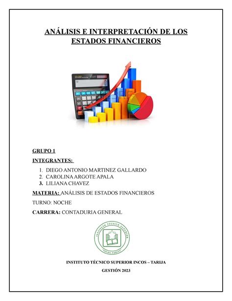 An Lisis E Interpretaci N De Los Estados Financieros An Lisis E