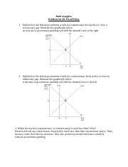 Econ Problem Set 8 Docx Ruth Assegdew Problem Set 8 Fiscal Policy 1