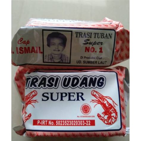 Jual Trasi Udang Asli Tuban Trasi Udang Kemasan Merah H Ismail Gr