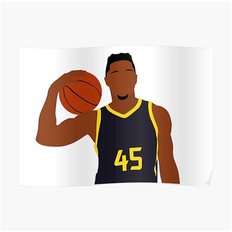 Donovan Mitchell Spida Utah Nba Basketball Posters Redbubble