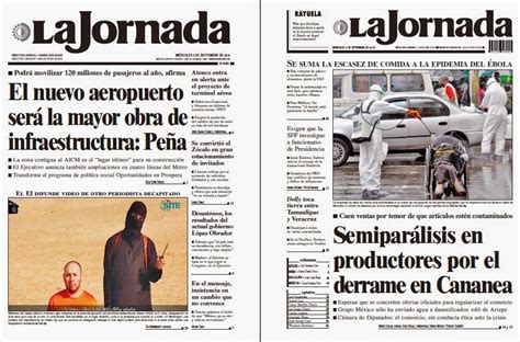 Noticias Guerrer S Sme Peri Dicos La Jornada Y Reporte Indigo Segundo