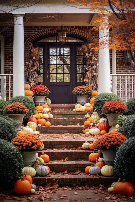 Designer tips and tricks for how to decorate your front porch for fall