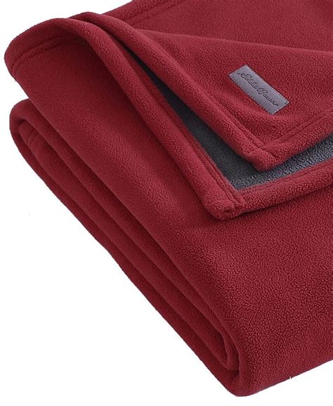 Eddie Bauer Solid Reversible Throw 60 L X 50 W Macys